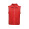 Chaleco polar hombre New Bellagio. Color rojo.