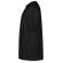 Camiseta oversize gruesa unisex Chow. Color negro.