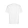 Camiseta oversize gruesa unisex Chow. Color blanco.