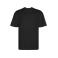 Camiseta oversize gruesa unisex Chow. Color negro.
