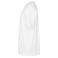 Camiseta oversize gruesa unisex Chow. Color blanco.