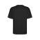 Camiseta oversize gruesa unisex Chow. Color negro.