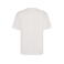 Camiseta oversize gruesa unisex Chow. Color blanco vintage.