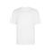 Camiseta oversize gruesa unisex Chow. Color blanco.
