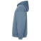 Sudadera oversize con capucha unisex Otto. Color azul tormenta.