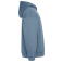 Sudadera oversize con capucha unisex Otto. Color azul tormenta.