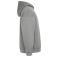 Sudadera oversize con capucha unisex Otto. Color gris perla.