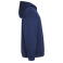 Sudadera oversize con capucha unisex Otto. Color azul marino.
