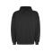 Sudadera oversize con capucha unisex Otto. Color negro.