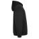 Sudadera oversize con capucha unisex Otto. Color negro.