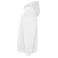 Sudadera oversize con capucha unisex Otto. Color blanco.