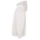 Sudadera oversize con capucha unisex Otto. Color blanco vintage.