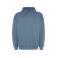Sudadera oversize con capucha unisex Otto. Color azul tormenta.