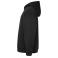 Sudadera oversize con capucha unisex Otto. Color negro.