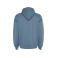 Sudadera oversize con capucha unisex Otto. Color azul tormenta.
