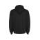 Sudadera oversize con capucha unisex Otto. Color negro.