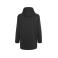 Parka con capucha acolchada 3/4 hombre Dome. Color negro.