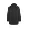 Parka con capucha acolchada 3/4 hombre Dome. Color negro.