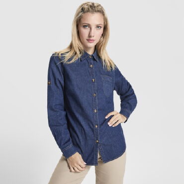 Camisa vaquera manga larga mujer Lujan Woman