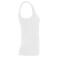 Camiseta sin mangas mujer Dribe. Color blanco.
