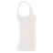 Camiseta sin mangas mujer Dribe. Color blanco vintage.