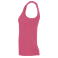 Camiseta sin mangas mujer Dribe. Color rosa frambuesa.