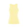 Camiseta sin mangas mujer Dribe. Color amarillo sweet.
