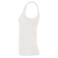 Camiseta sin mangas mujer Dribe. Color blanco vintage.