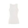 Camiseta sin mangas mujer Dribe. Color blanco vintage.