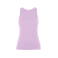 Camiseta sin mangas mujer Dribe. Color rosa claro.