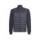 Chaqueta acolchada combinada unisex Vivaro. Color gris plomo.