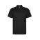 Polo deportivo unisex Sian. Color negro.