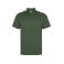 Polo deportivo unisex Sian. Color verde botella.