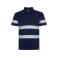 Polo alta visibilidad unisex Foran. Color azul marino.