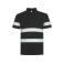 Polo alta visibilidad unisex Foran. Color negro.