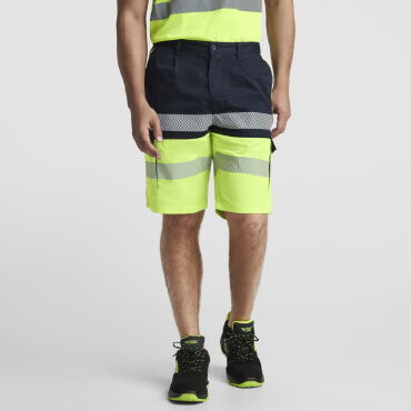 Bermuda alta visibilidad multibolsillos unisex Lada