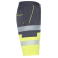 Bermuda alta visibilidad multibolsillos unisex Lada. Color gris plomo/amarillo flúor.