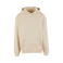 Sudadera oversize con capucha unisex BY410. Color arena.