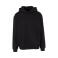 Sudadera oversize con capucha unisex BY410. Color negro.