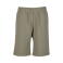 Pantalón corto deportivo unisex BY447. Color oliva pálido.