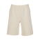 Pantalón corto deportivo unisex BY447. Color arena blanca.