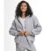 Sudadera oversize con cremallera y capucha mujer BY445. .