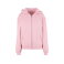 Sudadera oversize con cremallera y capucha mujer BY445. .