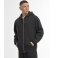 Sudadera oversize con cremallera y capucha unisex BY443. .