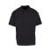 Polo oversize hombre BY421. Color negro.