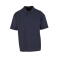 Polo oversize hombre BY421. Color azul marino.