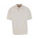 Polo oversize hombre BY421. Color nube.