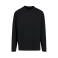 Camiseta oversize manga larga unisex BY420. Color negro.