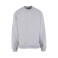Sudadera oversize unisex BY409. Color gris jaspeado.