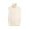 Chaleco polar sherpa unisex BY407. Color arena blanca.